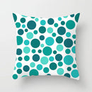 GobekUsa Leaf Feather Cushion Covers Geometric Heart Print Pillowcase Home Decor