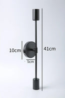 GobekUsa LED Wall Lamp: Modern Two Arm E27 Bedroom Lighting for Bedside, Bathroom Mirror, Vanity.