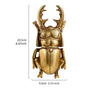 GobekUsa Golden Beetle Resin Handicrafts - Background Wall Decoration