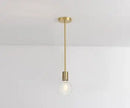 GobekUsa Glass Ball Globe LED Pendant Light Fixture - Nordic Modern Iron Rod Hanging Lamp