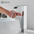 GobekUsa High Style Smart Sensor Bathroom Basin Faucet Cold Hot Mixer Waterfall Tap