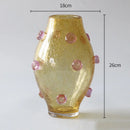 GobekUsa Creative Bubble Glass Vase Hydroponics Desk Decoration Artificial Flowers Room Decor