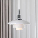 Danish Three-Layer Dish Glass Pendant Light