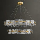 GobekUsa Lotus Leaf LED Chandeliers for Living Room Bedroom Dining Table Kitchen Lighting Fixtures