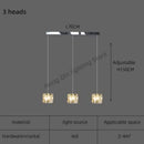 GobekUsa Crystal Chandelier Pendant Light for Modern Indoor Dining and Kitchen Lighting