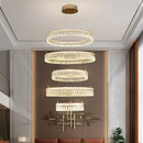 2024 GobekUsa Modern Crystal LED Chandelier for Living & Dining Room Decor