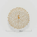 GobekUsa Gold Coral Carp Lotus Leaf Fish Wall Decor Ornaments