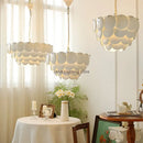 GobekUsa French Ceramic Chandelier: Romantic LEDs for Luxury Living Room & Restaurant Decor