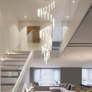 GobekUsa Large Crystal Luxury Chandelier for Living Room Dining Hall Stair Suspension