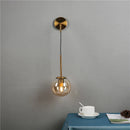 GobekUsa Glass Ball Wall Lamp: Modern Nordic LED Lighting for Bedroom, Staircase, Outdoor