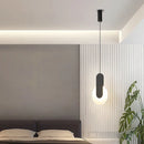 Modern Metal LED Pendant Light in Black or White