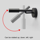 GobekUsa LED Rotatable Wall Lamp 3W Spotlight Bedroom Sconce Light Fixture
