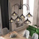 GobekUsa Industrial Pendant Lamp for Living Room Dining Bar Cafe Loft Retro Chandelier