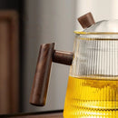 GobekUsa Glass Teapot for Home & Restaurant Brewing - Transparent High Borosilicate Material