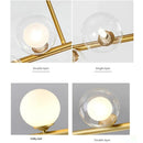 GobekUsa Bubble Ball LED Hanging Chandelier: Modern Nordic Magic Bean Design with G9 Lights