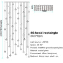 GobekUsa Crystal Ball LED Chandelier for Modern Living Room & Bedroom décor