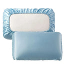 GobekUsa Imitation Silk Elastic Band Pillowcase Queen King Size Smooth Satin Luxury Bedding