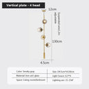 GobekUsa LED Glass Pendant Chandelier: Modern Nordic Style for Dining Room, Bedroom Decor