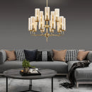 GobekUsa American Lustre Glass Chandelier LED Pendant Light Fixture