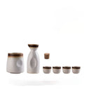 GobekUsa Ceramic Wine Sake Set with Heater and Dispenser