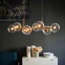 GobekUsa Glass Ball Pendant Lights for Dining Living Room Kitchen