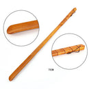GobekUsa Bamboo Pattern Long Handle Shoehorn Shoe Lifter for Easy Shoe Wearing