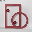 GobekUsa Geometric Circle Desk Ornament Minimalist Modern Abstract Art Aesthetic Decor