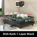 GobekUsa Kitchen Counter Organizer Rack for Dishes, Knives, Pots, Utensils & Tableware Storage