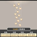 GobekUsa Cube Chandelier Pendant Lights for Restaurant Loft Stairwell Bedroom Art Décor