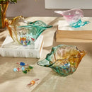 GobekUsa Conch Candy Jar & Fruit Tray: Creative Transparent Glass Storage Basket