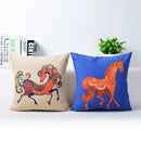 GobekUsa Cotton Linen Sofa Pillowcase, Cushion Cover for Home Decor