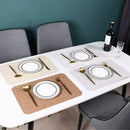 GobekUsa Christmas Decor Placemat & Coaster Set for Elegant Home Dining Experience