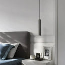 GobekUsa Elegant Brass Pendant Light for Bedroom Dining Room Hotel, Adjustable Wire Copper Finish