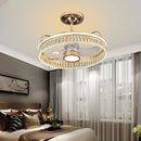 GobekUsa Black Gold LED Ceiling Fan Chandelier: Luxury Nordic Modern Design
