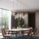 GobekUsa Glass Bubble Chandelier Customized Pendant Light for Living Room Atmosphere