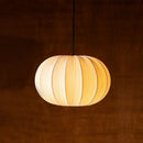GobekUsa Japanese Wabi-Sabi Pleated Fabric Pendant Lights for Dining Room & Bedroom