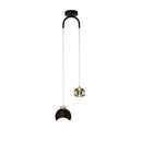 GobekUsa Crystal Round Chandelier: Luxury Modern Nordic Master Bedroom Pendant Lamp