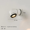 GobekUsa LED Wall Light White Red PVC 4000K Modern Sconce for Bedroom Living Room