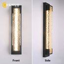 GobekUsa Dimmable LED Stainless Steel Outdoor Wall Sconce for Villa Garage Garden Courtyard