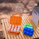 GobekUsa Egg Holder Storage Box: Modern Plastic Container with 6/12 Grids