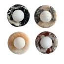 GobekUsa Jade Marble Wall Sconce Lamps: Luxury Light Fixtures for Bedroom, Bathroom, Aisle Decor