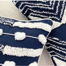GobekUsa Geometric Tufted Tassel Cushion Cover 30x50cm