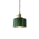 GobekUsa Green Glass LED Pendant Lights for Indoor Lighting in Home, Living Room, Bar & Coffee