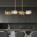 GobekUsa Crystal Ceiling Chandelier: Modern Luxury Pendant Light for Living Room and Restaurant