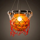 GobekUsa Basketball Pendant Light: Creative Decorative Chandelier for Restaurant, Cafe, Bedroom.