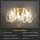 GobekUsa Crystal Money Tree Chandelier - Modern LED Suspension Light for Luxury Living Areas