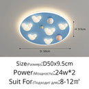 GobekUsa Cloud Shape Ceiling Lights Pink Blue 50CM - Indoor Decorative Ceiling Lamps