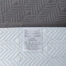 GobekUsa Egyptian Cotton Solid Color Quilted Bedspread Set, 1000TC, 245x270cm, 3Pcs