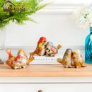 GobekUsa Love Birds Porcelain Couple Ornament Home Decor Craft Model