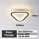 GobekUsa LED Ceiling Lamp: Square Round Indoor Lighting, Bedroom, Entrance Hall, Neutral/Cool/Warm White
